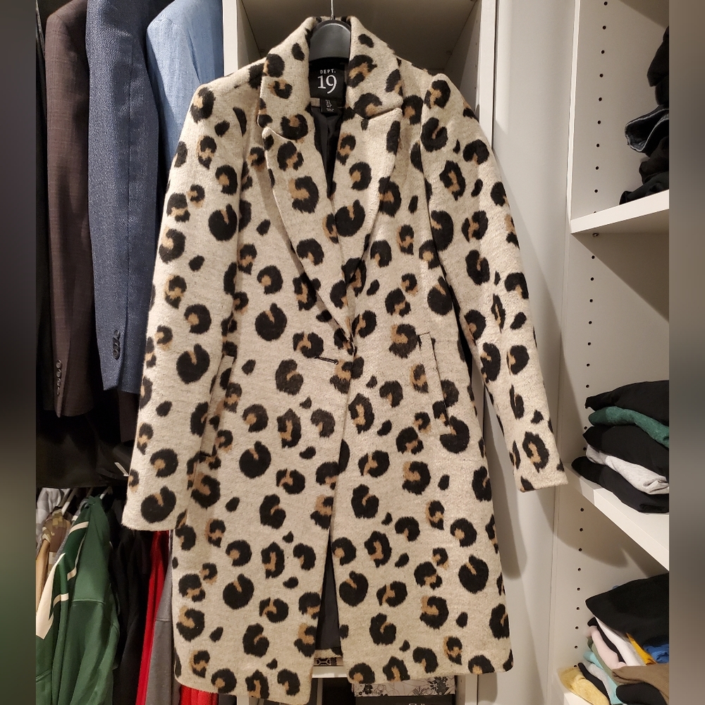 Leopard Print Peacoat